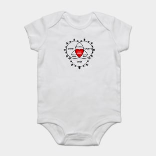 Snow Bunnies Baby Bodysuit